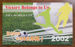 Victory Belongs To Us,soccer,CN 02 Chinese Men's Football Team First Qualified The 2002 FIFA World Cup Korea/Japan PSC - 2002 – Corea Del Sur / Japón