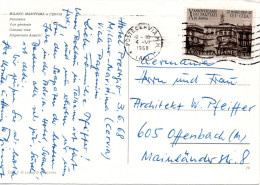 73256 - Italien - 1968 - 40L Roemische Vertraege EF A AnsKte CERVIA -> Westdeutschland - 1961-70: Storia Postale