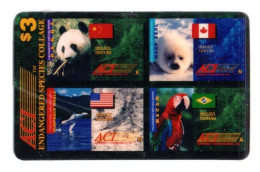 Panda Phoque Perroquet Carte Prépayée USA Etats-Unis Card ( F 410) - [6] Colecciones