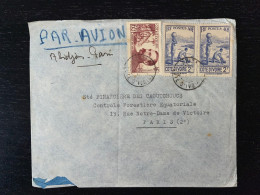ENVELOPPE COTE D'IVOIRE ABIDJAN POUR PARIS - Lettres & Documents