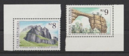 MiNr. 78 - 79 Tschechische Republik    1995, 3. Mai. Schönheiten Der Heimat: Gebirgsformationen. - Unused Stamps