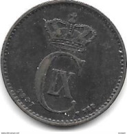 *denmark 2 Ore 1894 Km 793.2  Vf+ - Danemark