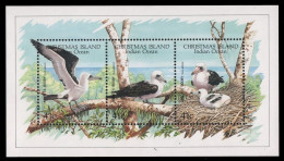 Weihnachtsinsel 1990 - Mi-Nr. Block 5 ** - MNH - Vögel / Birds - Christmas Island