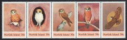 Norfolk-Insel 1984 - Mi-Nr. 339-343 ** - MNH - Eulen / Owls - Norfolk Island