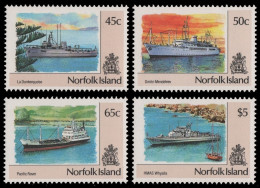 Norfolk-Insel 1991 - Mi-Nr. 495-498 ** - MNH - Schiffe / Ships - Norfolk Island