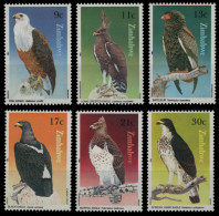 Simbabwe 1984 - Mi-Nr. 297-302 ** - MNH - Vögel / Birds - Zimbabwe (1980-...)