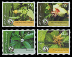 Norfolk-Insel 2011 - Mi-Nr. 1118-1121 ** - MNH - Pflanzen / Plants - Norfolk Island