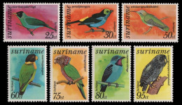 Surinam 1977 - Mi-Nr. 764-770 ** - MNH - Vögel / Birds - Suriname