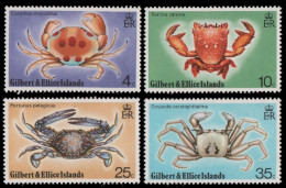 Gilbert Und Ellice 1975 - Mi-Nr. 232-235 ** - MNH - Krabben / Crabs - Gilbert- Und Ellice-Inseln (...-1979)