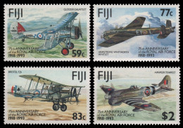 Fidschi 1993 - Mi-Nr. 682-685 ** - MNH - Flugzeuge / Airplanes - Fiji (...-1970)