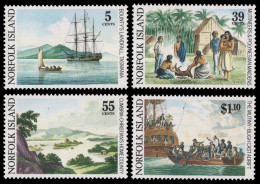 Norfolk-Insel 1989 - Mi-Nr. 455-458 ** - MNH - Schiffe / Ships - Bounty - Norfolk Island