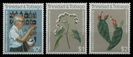 Trinidad & Tobago 1982 - Mi-Nr. 445-447 ** - MNH - Pflanzen / Plants - Trinidad Y Tobago (1962-...)
