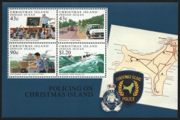 Weihnachtsinsel 1991 - Mi-Nr. Block 6 ** - MNH - Polizei / Police - Christmas Island