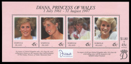 Norfolk-Insel 1998 - Mi-Nr. Block 23 ** - MNH - Prinzessin Diana - Norfolk Island