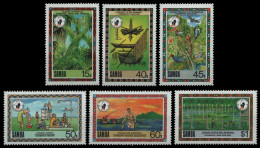 Samoa 1988 - Mi-Nr. 659-664 ** - MNH - Kultur & Umwelt - Samoa Américaine