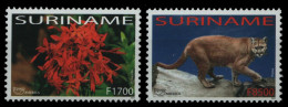 Surinam 2003 - Mi-Nr. 1886-1887 ** - MNH - Fauna & Flora - Suriname