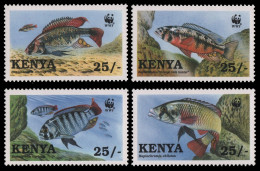 Kenia 1997 - Mi-Nr. 699-702 ** - MNH - Fische / Fish - Kenia (1963-...)