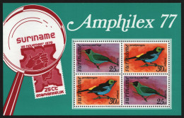 Surinam 1977 - Mi-Nr. Block 19 ** - MNH - Vögel / Birds - Suriname