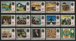 Seychellen 1969 - Mi-Nr. 259-273 ** - MNH - Geschichte Der Seychellen (II) - Seychelles (1976-...)