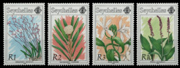 Seychellen 1991 - Mi-Nr. 741-744 ** - MNH - Orchideen / Orchids - Seychelles (1976-...)