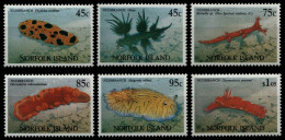 Norfolk-Insel 1993 - Mi-Nr. 544-549 ** - MNH - Meerestiere / Marine Life - Norfolk Island