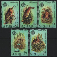 Seychellen 1982 - Mi-Nr. 498-502 ** - MNH - Vögel / Birds - Einzeln - Seychelles (1976-...)