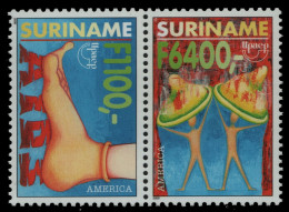 Surinam 2000 - Mi-Nr. 1747-1748 ** - MNH - Kampf Gegen Aids - Suriname