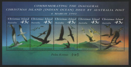 Weihnachtsinsel 1993 - Mi-Nr. Block 7 ** - MNH - Vögel / Birds - Christmas Island