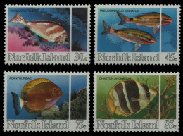 Norfolk-Insel 1984 - Mi-Nr. 335-338 ** - MNH - Fische / Fish - Norfolk Island