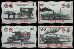 Seychellen 1989 - Mi-Nr. 699-702 ** - MNH - Rotes Kreuz / Red Cross - Seychelles (1976-...)