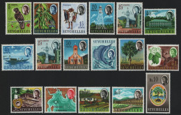 Seychellen 1962 - Mi-Nr. 195-211 ** - MNH - Freimarken / Definitives (II) - Seychelles (...-1976)