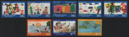 Weihnachtsinsel 1991 - Mi-Nr. 341-348 ** - MNH - Kindergemälde - Weihnachten - Christmas Island