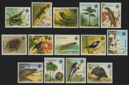 Seychellen 1993 - Mi-Nr. 762-775 I ** - MNH - Flora & Fauna (II) - Seychelles (1976-...)