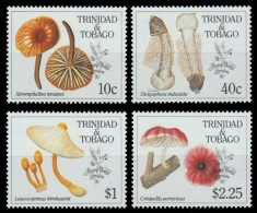 Trinidad & Tobago 1990 - Mi-Nr. 592-595 ** - MNH - Pilze / Mushrooms - Trinidad Y Tobago (1962-...)