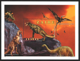 Kongo-Zaire 1996 - Mi-Nr. Block 63 ** - MNH - Prähistorische Tiere - Ungebraucht