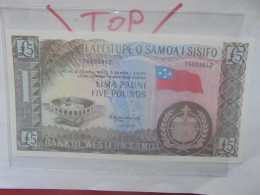 SAMOA (WESTERN) 5 POUNDS 1963 Neuf (B.31) - Samoa