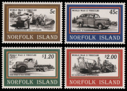 Norfolk-Insel 1995 - Mi-Nr. 589-592 ** - MNH - Fahrzeuge / Vehicles - Norfolk Island