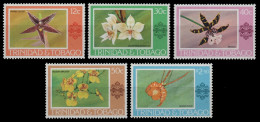 Trinidad & Tobago 1978 - Mi-Nr. 367-371 ** - MNH - Orchideen / Orchids - Trinidad Y Tobago (1962-...)
