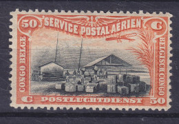 Belgian Congo 1921 Mi. 42, Kai Am Kongo Flugpostmarke Postal Aerien Air Mail, MNH** - Unused Stamps