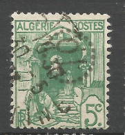 ALGERIE  N° 37 Oblitération Facteur 70 Dans Un Cercle Pointillé  / Used / - Oblitérés