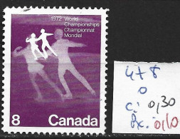 CANADA 478 Oblitéré Côte 0.30 € - Used Stamps