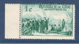 Cuba, **, Yv Non Répertorié, Année 1936, Non émis, Christophe Colomb, - Frankeervignetten (Frama)