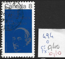 CANADA 494 Oblitéré Côte 0.40 € - Used Stamps