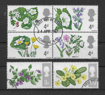 Grossbritannien 1967 Blumen Mi.Nr. 446/51 Kpl. Satz Gestempelt - Usati
