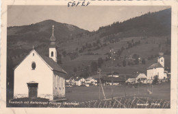 E312) SAALBACH Mit Reiterkogel - Pinzgau - Kleine Kirche U. Große Kirche Mit Häusern ALT ! - Saalbach