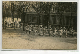 94 ORMESSON Sur MARNE Carte Photo  Petites Ecolieres Cour D'Ecole La Ronde   D25 2020  - Ormesson Sur Marne