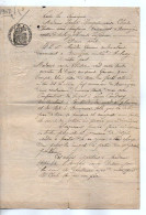 VP22.744 - Acte De 1907 - Vente De Terre Sise à ROMAZIERES Par Mme Veuve CHATEAU à M. GENEAU - Manuscrits