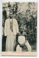 OUGANDA UGANDA Carte RARE Chief And Wife Le Chef  Debout Et Sa Femme Assise  1900  D02 2021 - Uganda