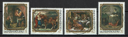 Luxembourg 1984 - YT 1050/1063 - Paintings From Pescatore Museum, Peinture, Tableaux - Usados