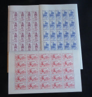 NIGER - 1941 - N°YT. 86 à 88 - Défense De L'Empire - Feuilles Complètes - Neuf Luxe** / MNH / Postfrisch - Unused Stamps